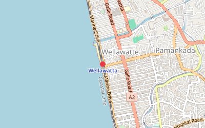 Wellawatta map