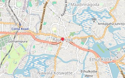 Rajagiriya map