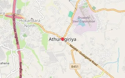 Athurugiriya map