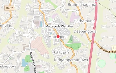 Mattegoda map