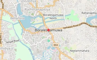 Boralesgamuwa map
