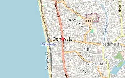 Dehiwala map