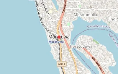 Moratuwa map