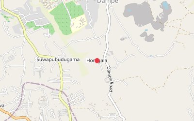 Horagala map