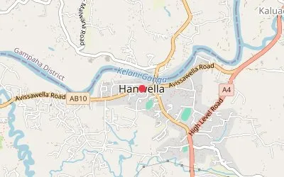 Hanwella map