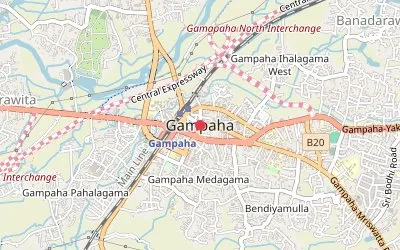 Gampaha map