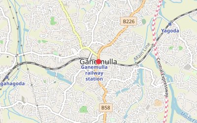 Ganemulla map