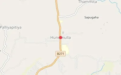 Hunumulla map