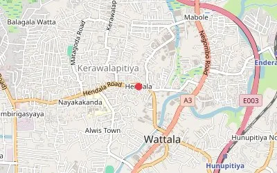 Hendala map