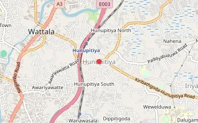 Hunupitiya map