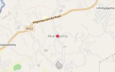 Akaragama map