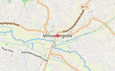 Minuwangoda map