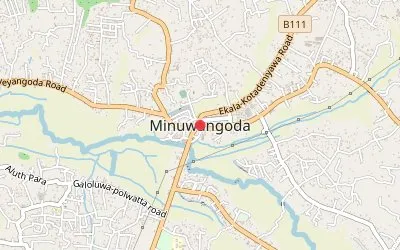 Minuwangoda map