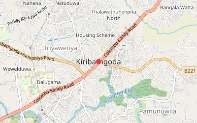 Kiribathgoda map