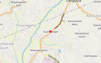 Siyambalape map