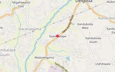 Siyambalape map