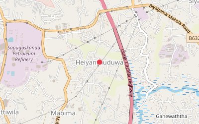 Heiyanthuduwa map