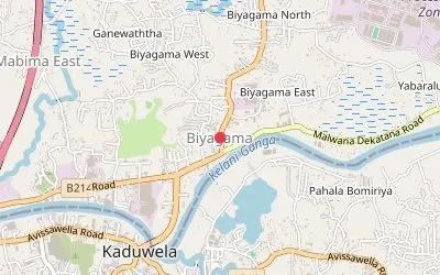 Biyagama map