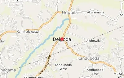 Delgoda map