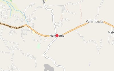 Henegama map