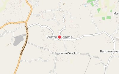 Wathurugama map