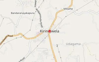 Kirindiwela map