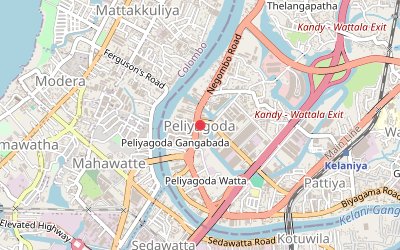 Peliyagoda map