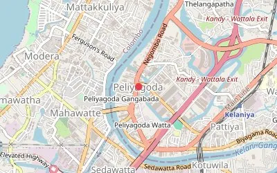 Peliyagoda map