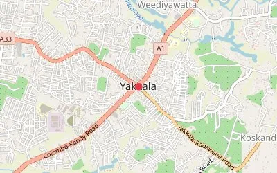 Yakkala map