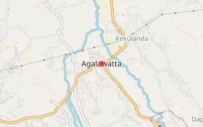 Agalawatta map