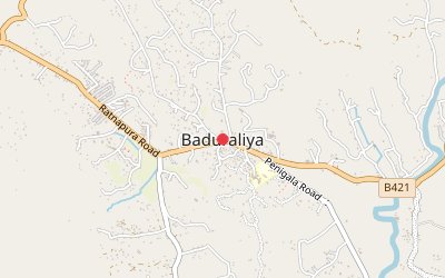 Baduraliya map