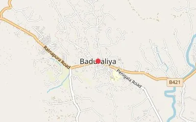 Baduraliya map
