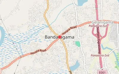 Bandaragama map