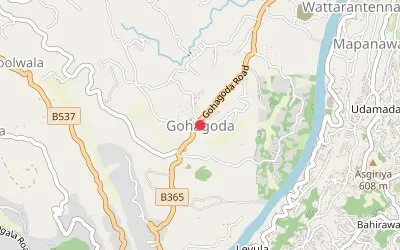 Gohagoda map