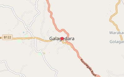 Galagedara map