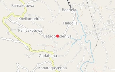Batagolladeniya map