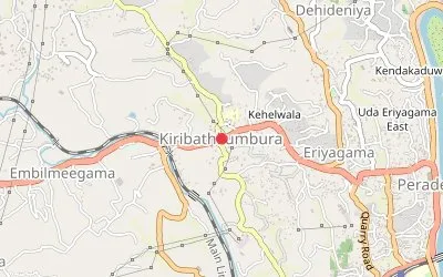 Kiribathkumbura map