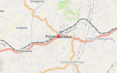 Pilimatalawa map