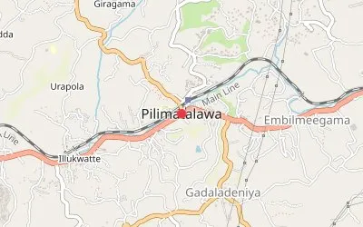 Pilimatalawa map