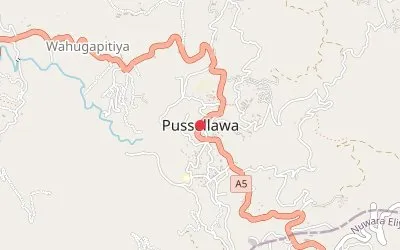 Pussellawa map