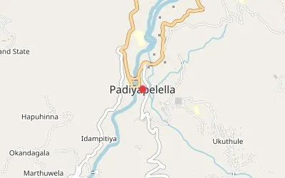 Padiyapelella map
