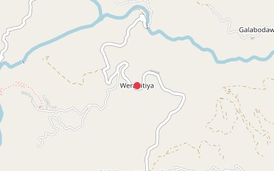 Werapitiya map