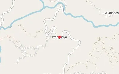 Werapitiya map