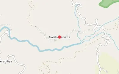 Galabodawatta map