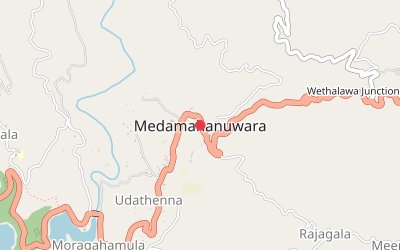 Medamahanuwara map