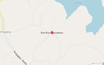 Bambaragaswewa map