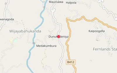 Dunukedeniya map