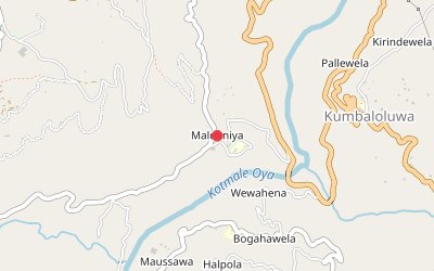 Maldeniya map