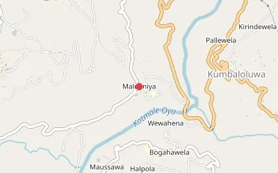 Maldeniya map