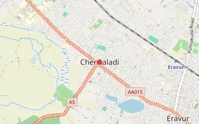 Chenkaladi map